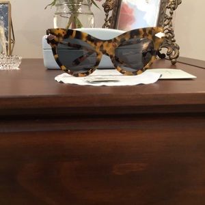 NWT Karen Walker Crazy Tort Miss Lark Sunglasses